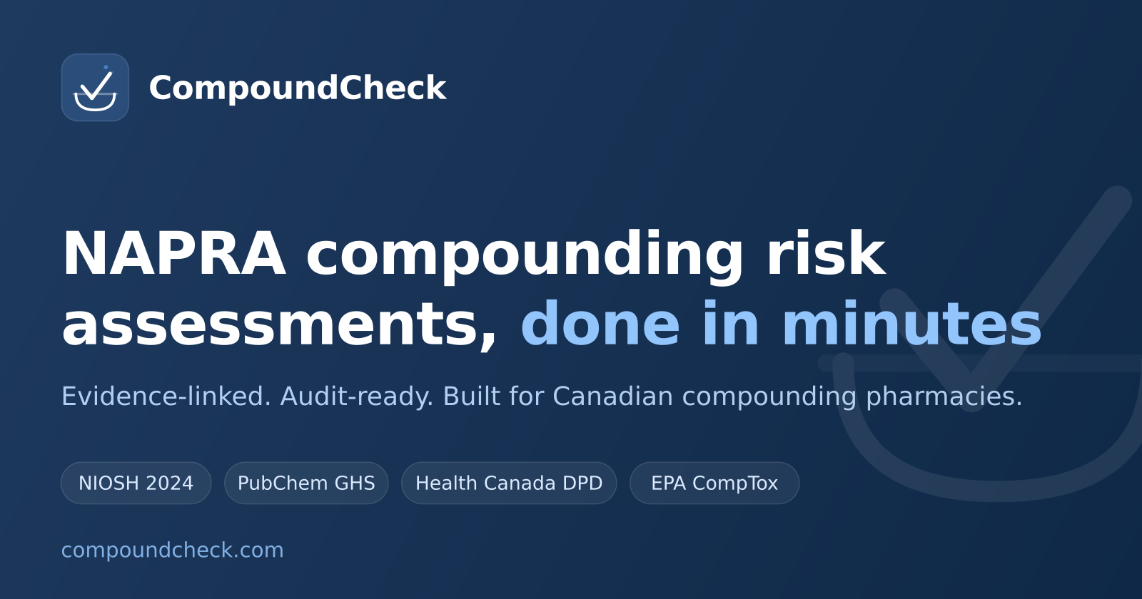 Compounding Risk List CompoundCheck — NAPRA Compounding Risk Assessments in Minutes